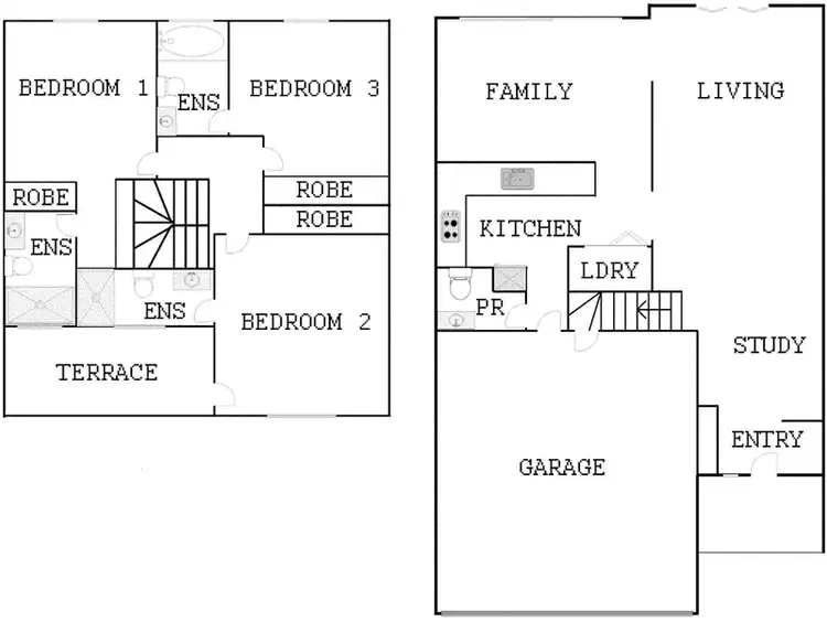Floorplan of Homely townhouse listing, 2/26 Poynton Street, Hughes ACT 2605