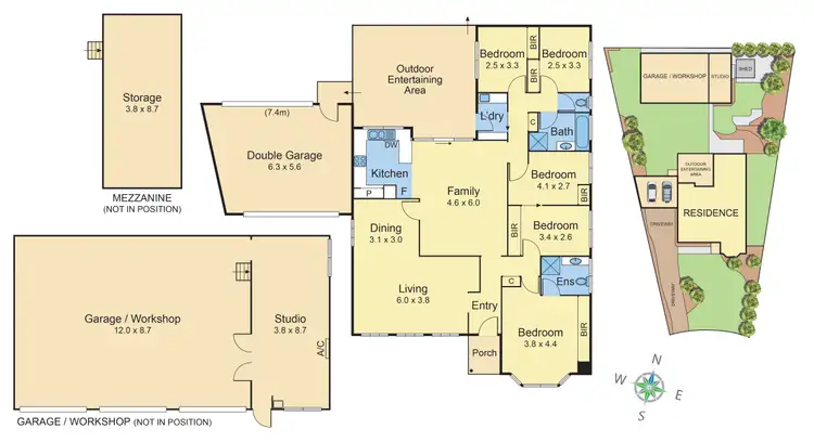Floorplan of Homely house listing, 7 Elmore Court, Ferntree Gully VIC 3156