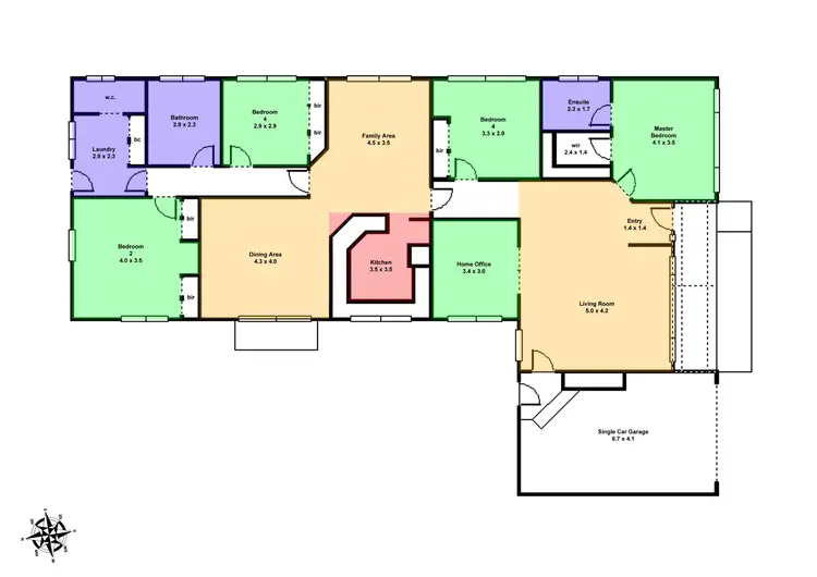 Floorplan of Homely house listing, 34 Albert Street, Miners Rest VIC 3352