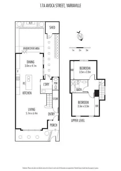 Floorplan of Homely house listing, 17a Avoca Street, Yarraville VIC 3013
