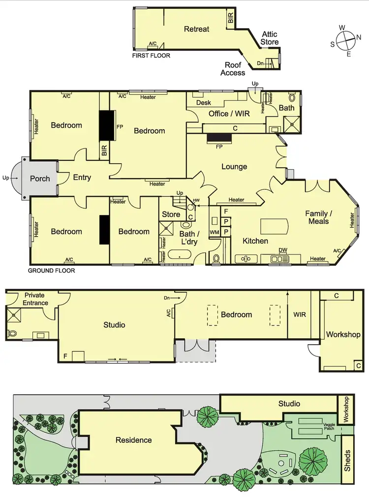 Floorplan of Homely house listing, 73 Allison Road, Elsternwick VIC 3185