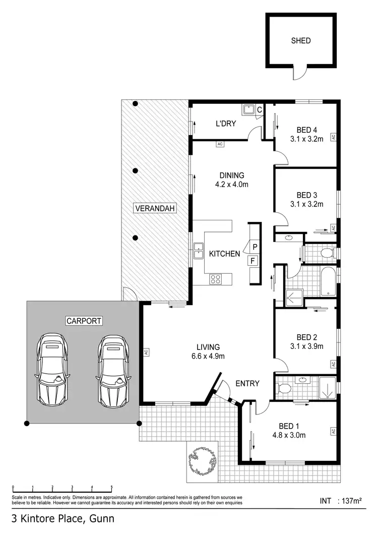 Floorplan of Homely house listing, 3 Kintore Place, Gunn NT 832