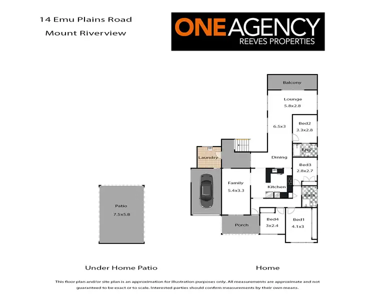 Floorplan of Homely house listing, 14 Emu Plains Road, Mount Riverview NSW 2774