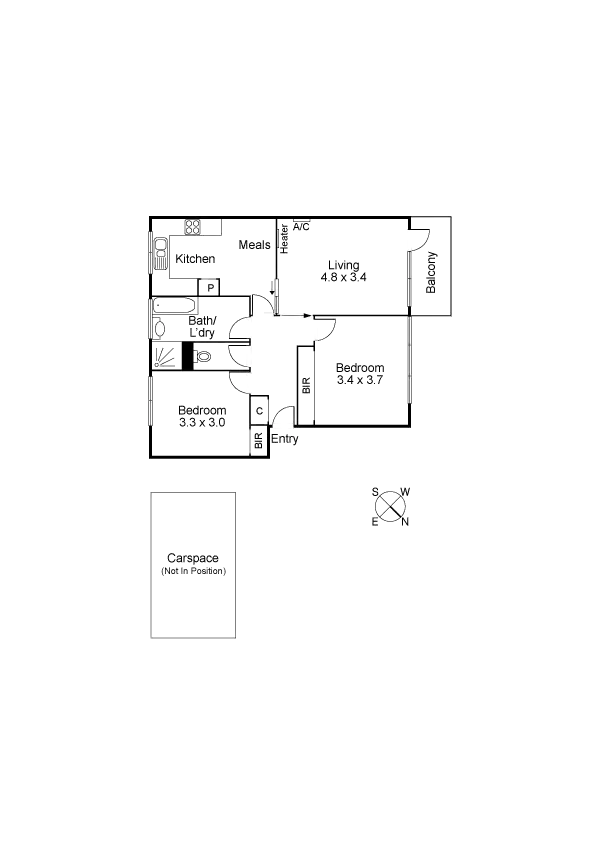 Floorplan of Homely apartment listing, 5/2 Erindale Avenue, Ripponlea VIC 3185