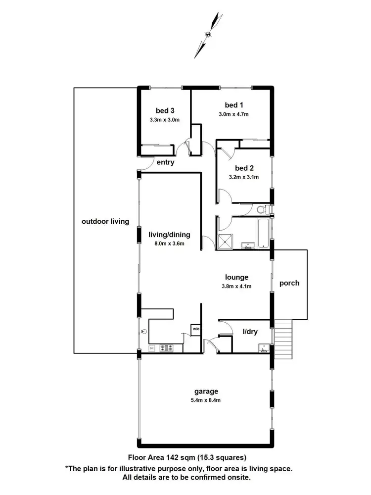 Floorplan of Homely house listing, 15 Park Drive, Belgrave VIC 3160