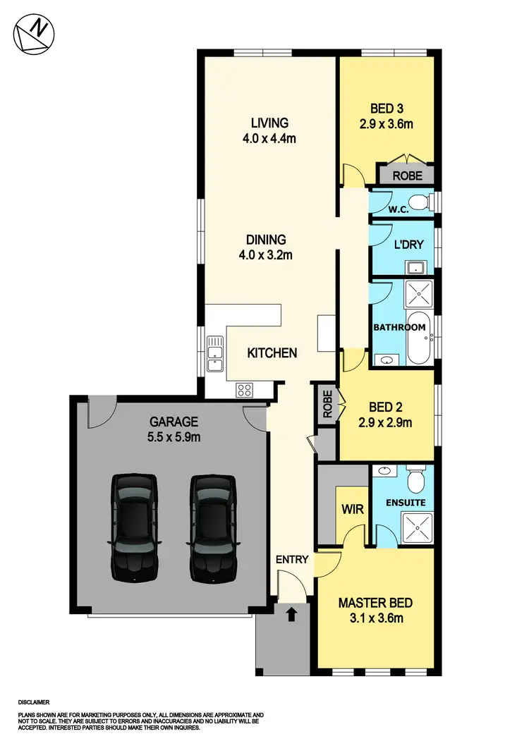 Floorplan of Homely house listing, 38 Delaney Drive, Miners Rest VIC 3352