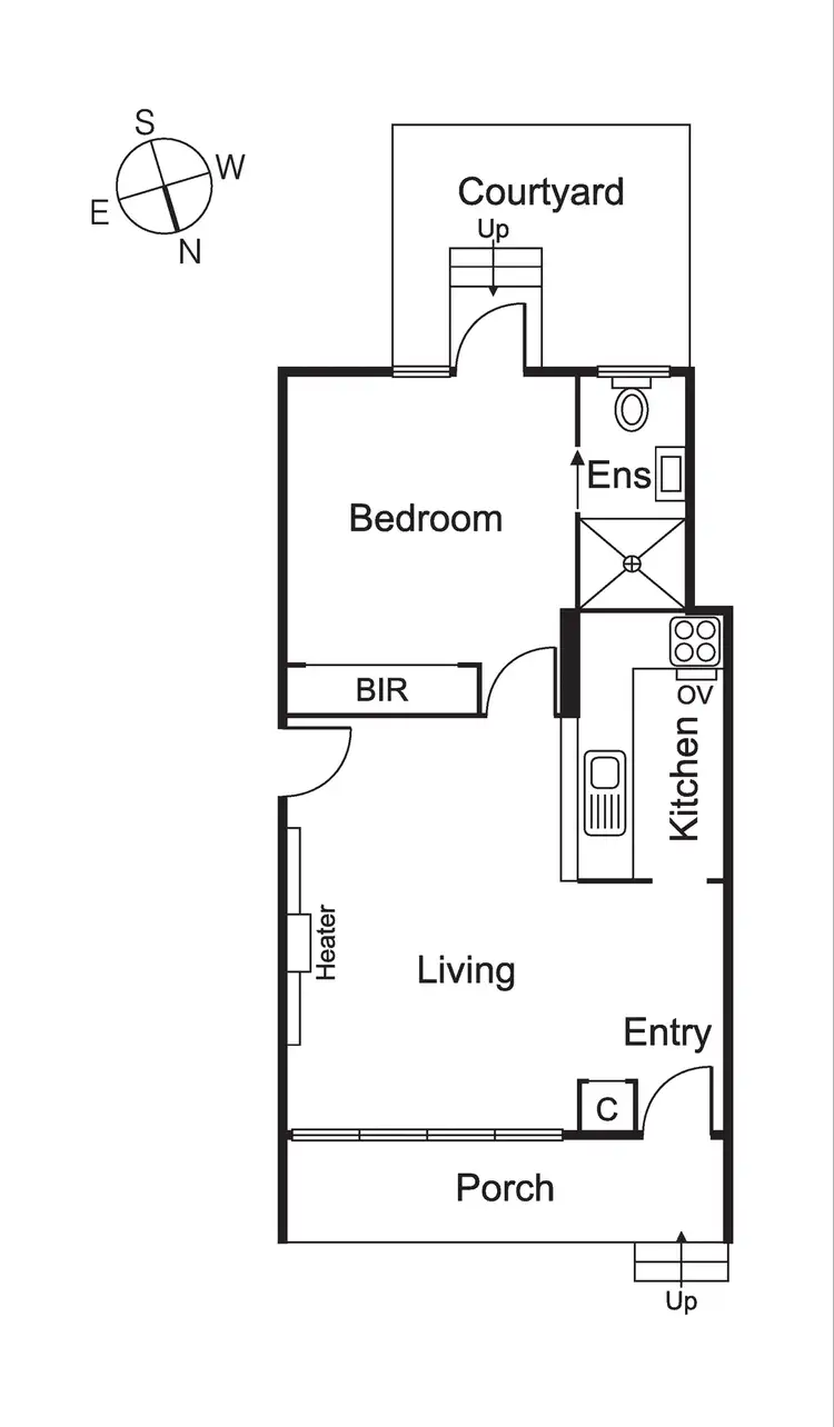 Floorplan of Homely apartment listing, 2/24 The Avenue, Windsor VIC 3181