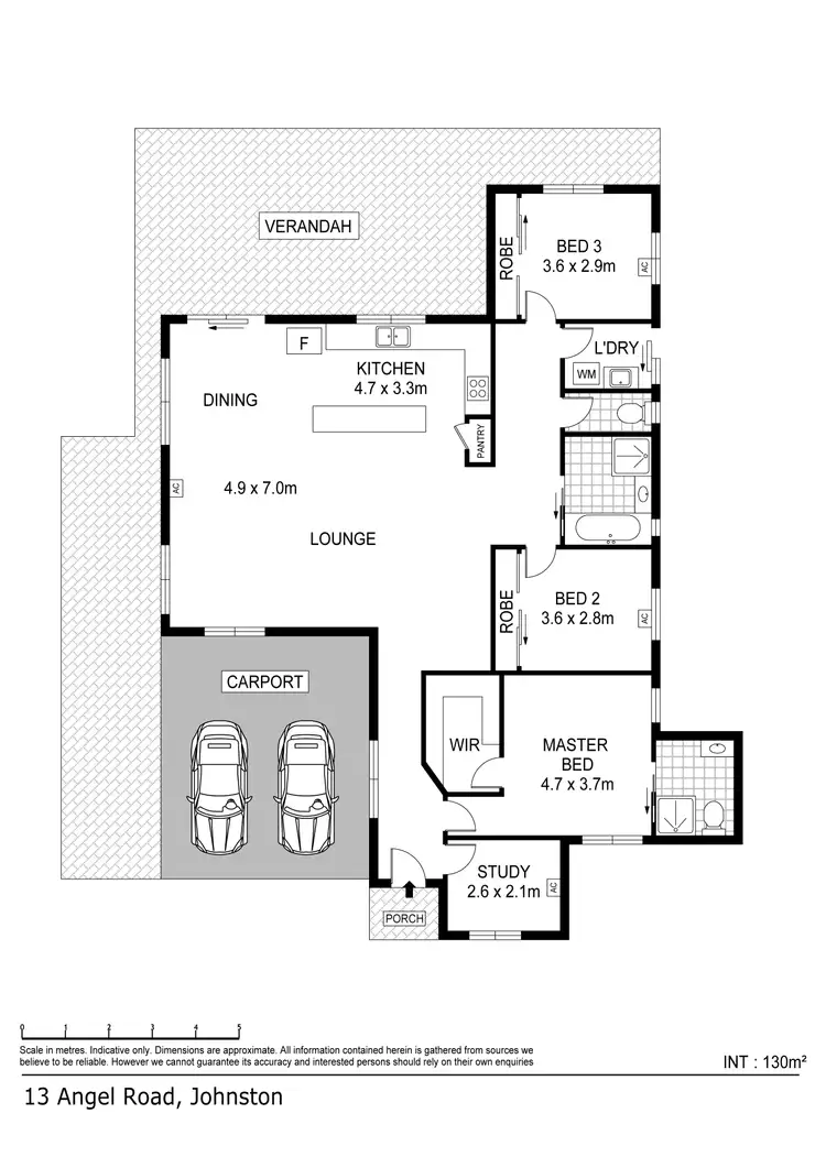 Floorplan of Homely house listing, 13 Angel Road, Johnston NT 832