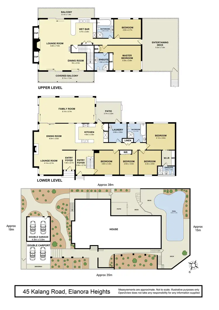 Floorplan of Homely house listing, 45 Kalang Road, Elanora Heights NSW 2101