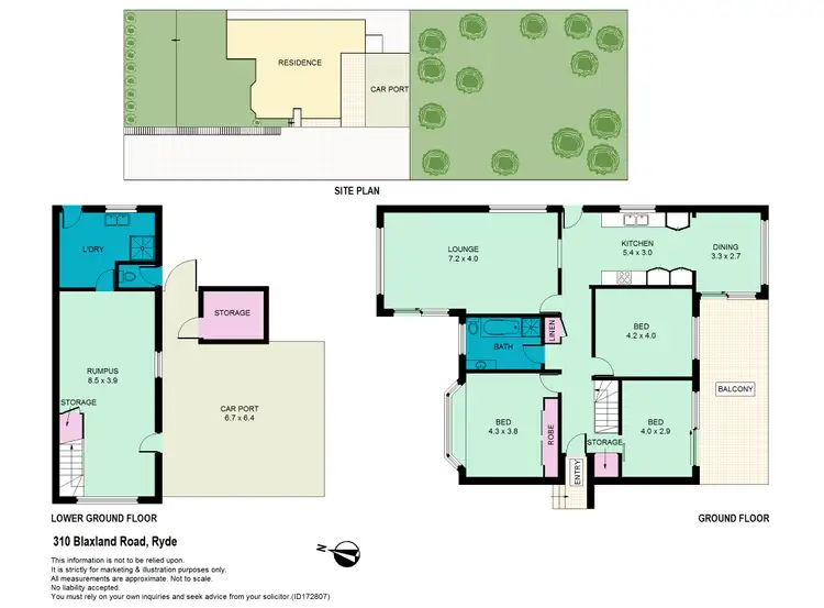 Floorplan of Homely house listing, 310 Blaxland Road, Ryde NSW 2112