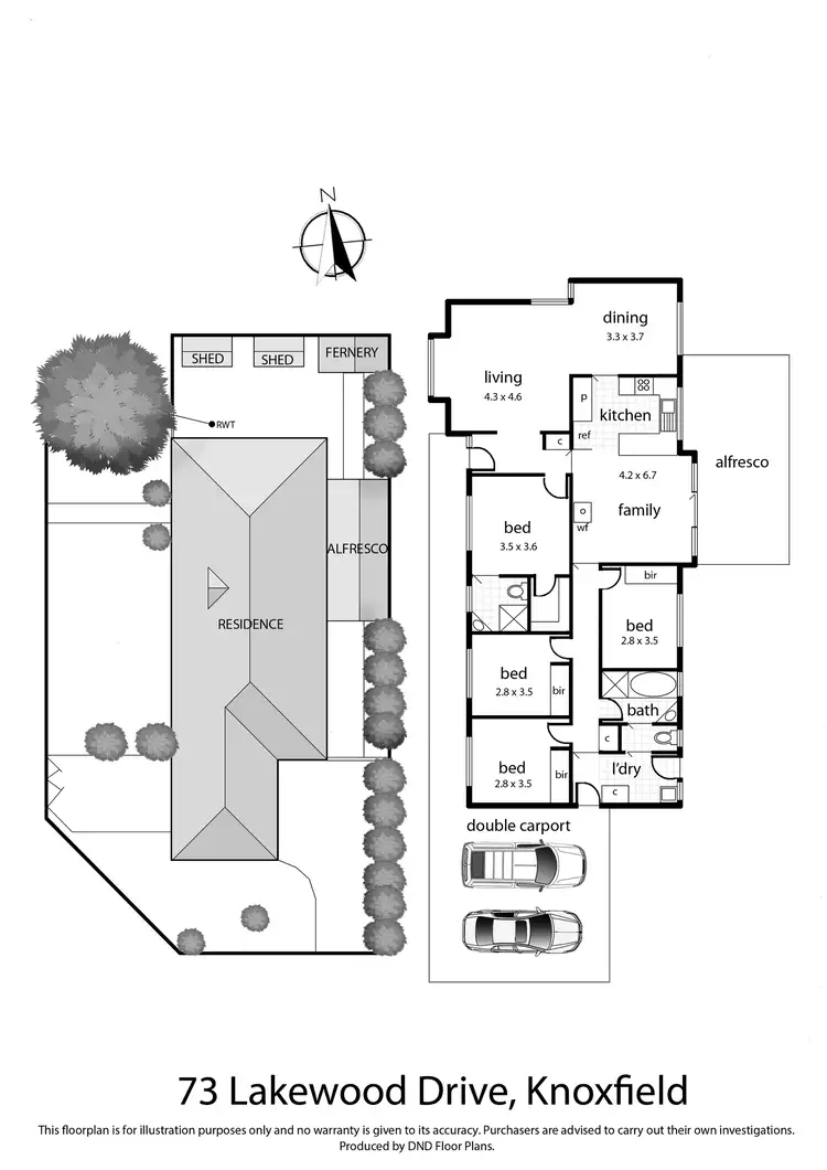 Floorplan of Homely house listing, 73 Lakewood Drive, Knoxfield VIC 3180