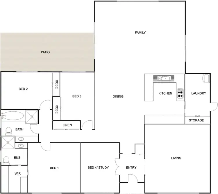 Floorplan of Homely house listing, 8 Beadle Place, Charnwood ACT 2615