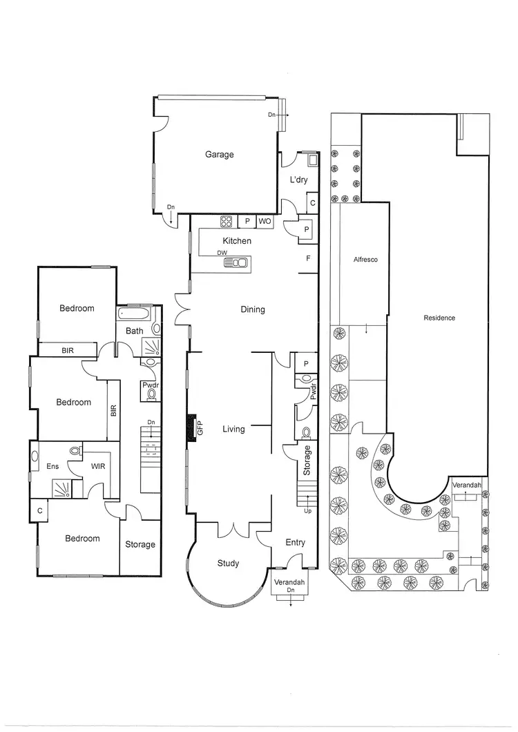 Floorplan of Homely townhouse listing, 29 Downshire Road, Elsternwick VIC 3185