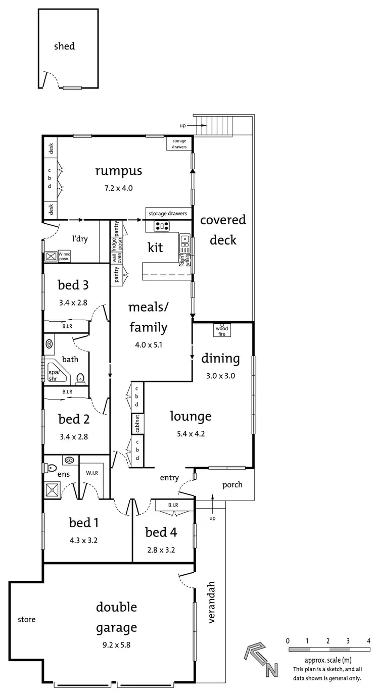 Floorplan of Homely house listing, 11 Schoning Court, Croydon North VIC 3136