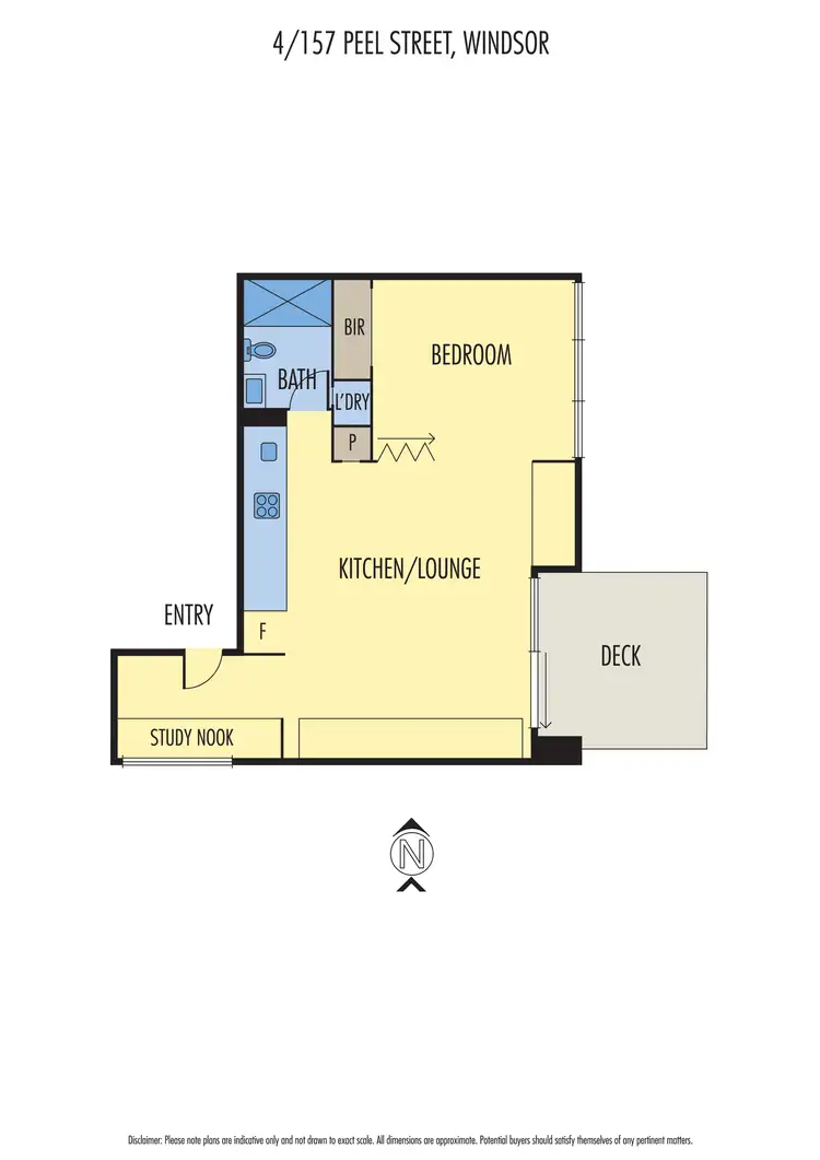 Floorplan of Homely apartment listing, 4/157 Peel Street, Prahran VIC 3181