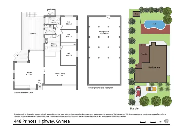 Floorplan of Homely house listing, 448 Princes Highway, Gymea NSW 2227