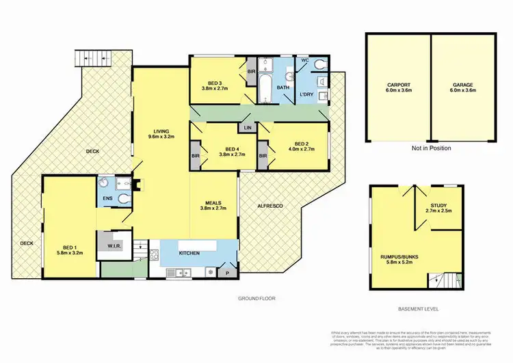Floorplan of Homely house listing, 14 Lubel Street, Anglesea VIC 3230