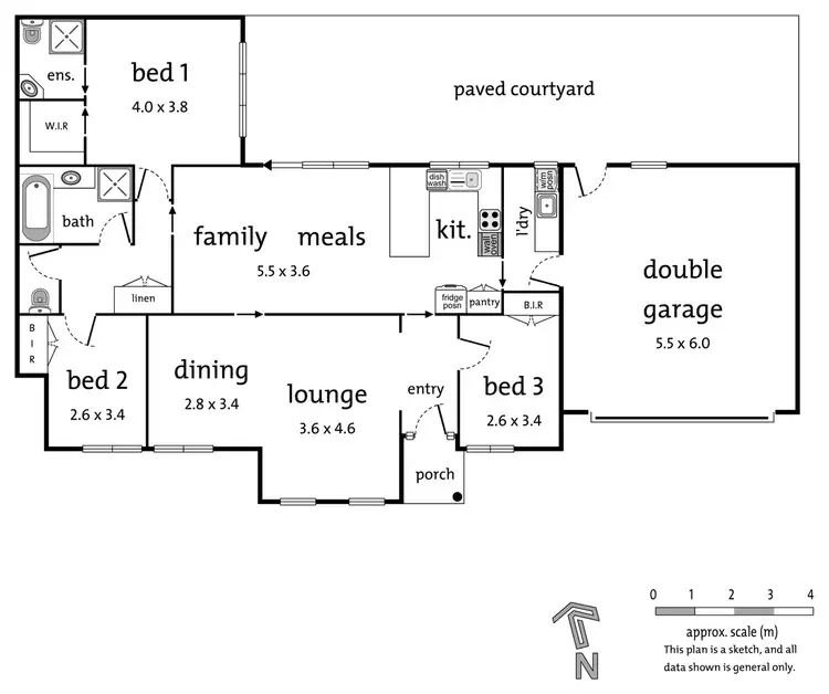 Floorplan of Homely townhouse listing, 2/13 Kennon Place, Doncaster East VIC 3109