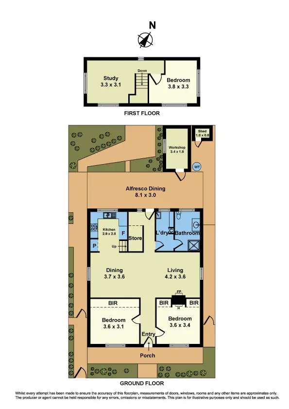 Floorplan of Homely house listing, 30 Perry Street, Williamstown VIC 3016