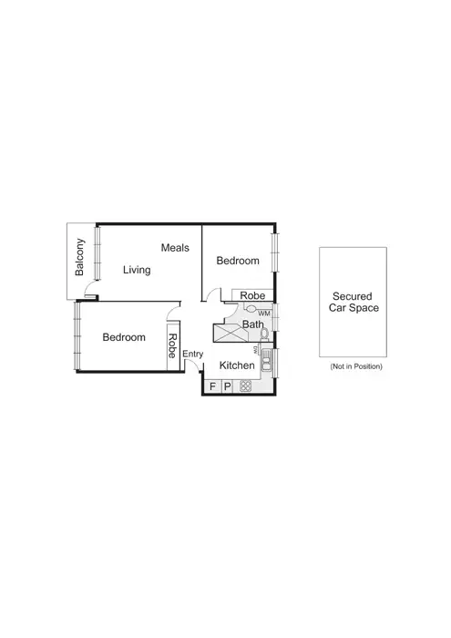Floorplan of Homely apartment listing, 4/10 Austin Avenue, Elwood VIC 3184