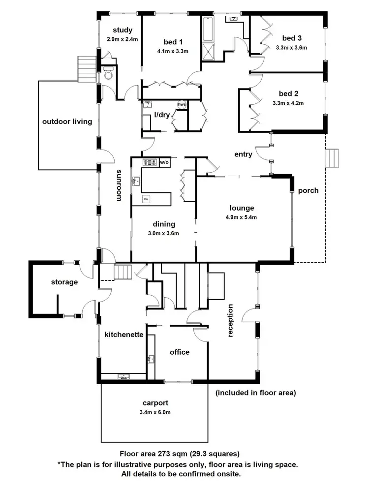 Floorplan of Homely house listing, 627 Mountain Highway, Bayswater VIC 3153