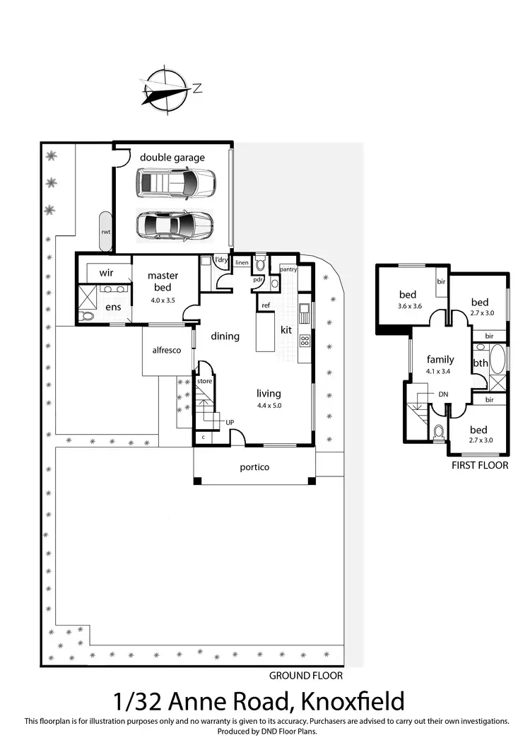 Floorplan of Homely house listing, 1/32 Anne Road, Knoxfield VIC 3180