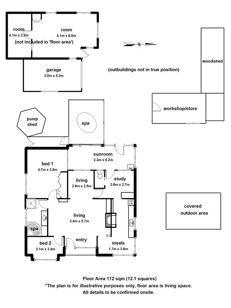 Floorplan of Homely house listing, 12 Summerlea Road, Mount Dandenong VIC 3767