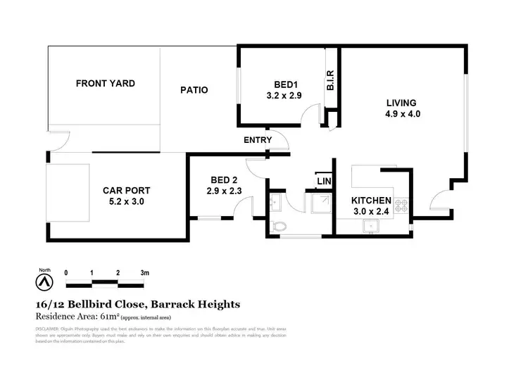 Floorplan of Homely unit listing, 16/12 Bellbird Close, Barrack Heights NSW 2528