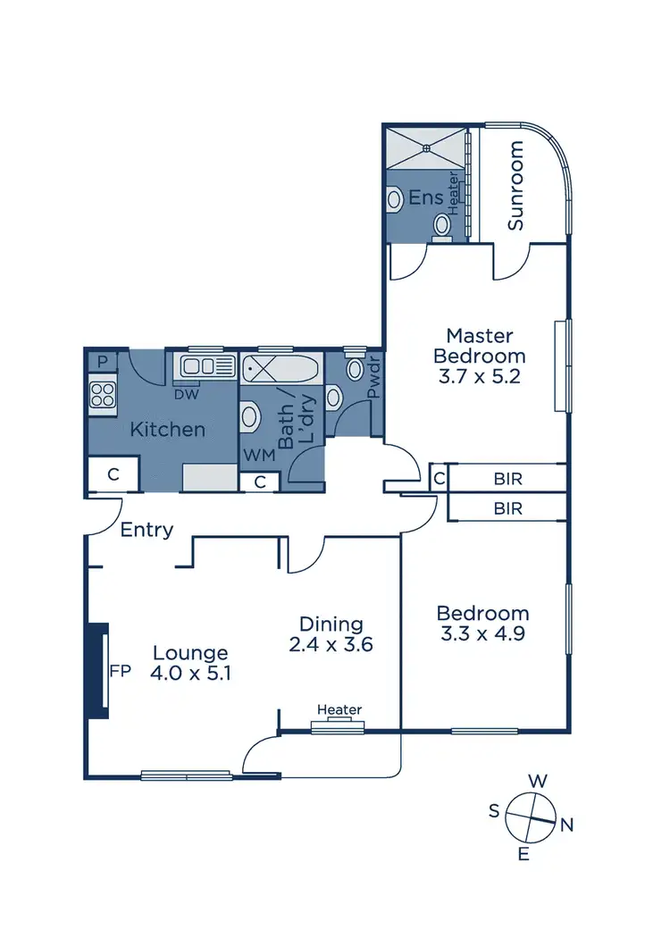 Floorplan of Homely apartment listing, 37/453 St Kilda Road, Melbourne VIC 3000