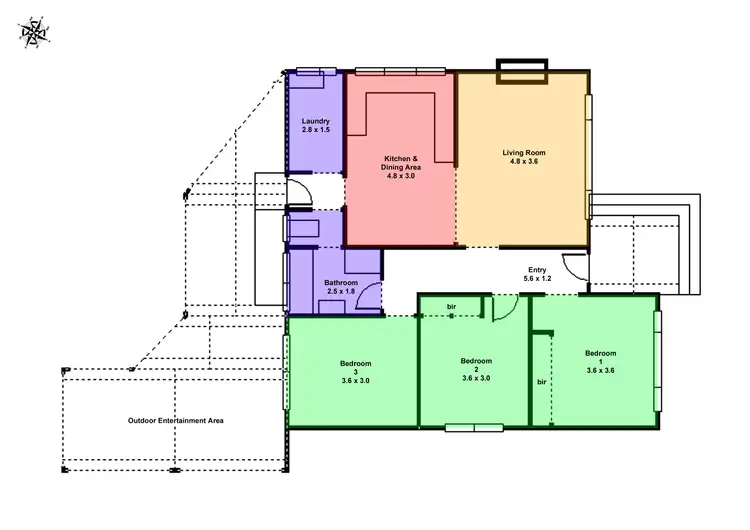 Floorplan of Homely house listing, 7 Kelvin Avenue, Sebastopol VIC 3356