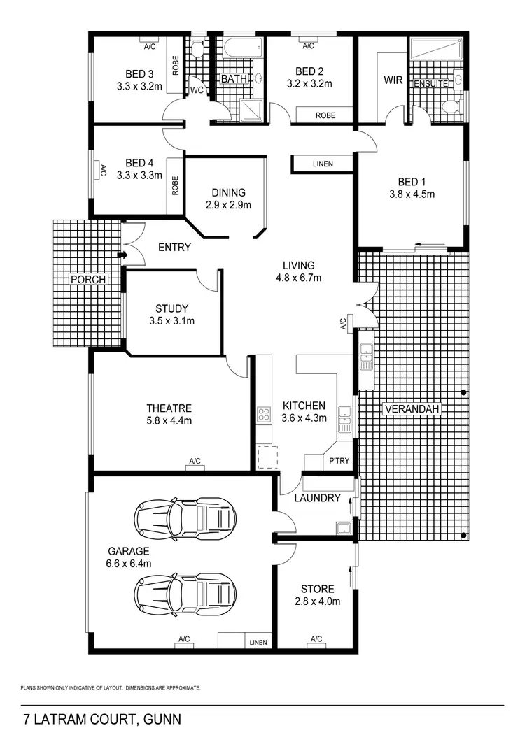 Floorplan of Homely house listing, 7 Latram Court, Gunn NT 832