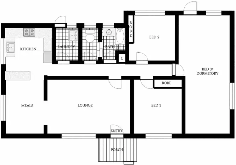 Floorplan of Homely house listing, 38 Enderby Street, Mawson ACT 2607