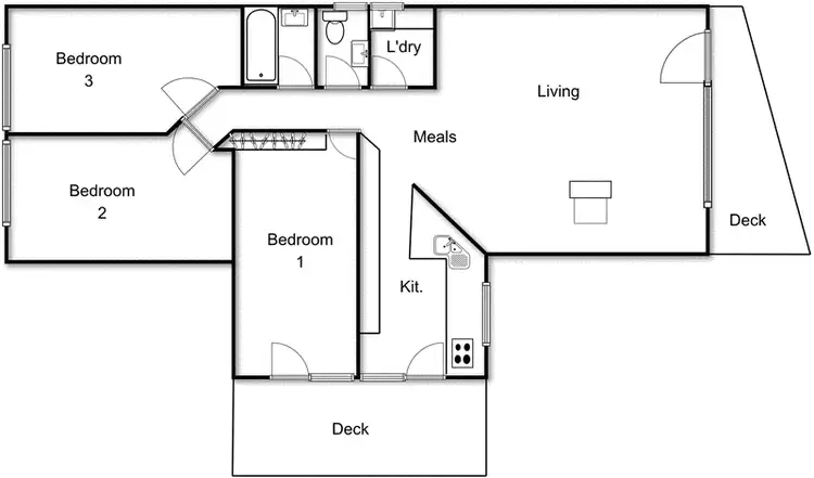 Floorplan of Homely rural property listing, 275 Badgery Road, Burra NSW 2620
