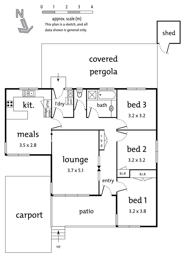 Floorplan of Homely house listing, 42 Sellick Drive, Croydon VIC 3136