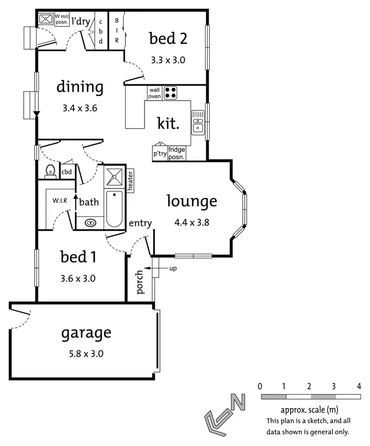 Floorplan of Homely unit listing, 22/12-22 Cutts Avenue, Croydon VIC 3136
