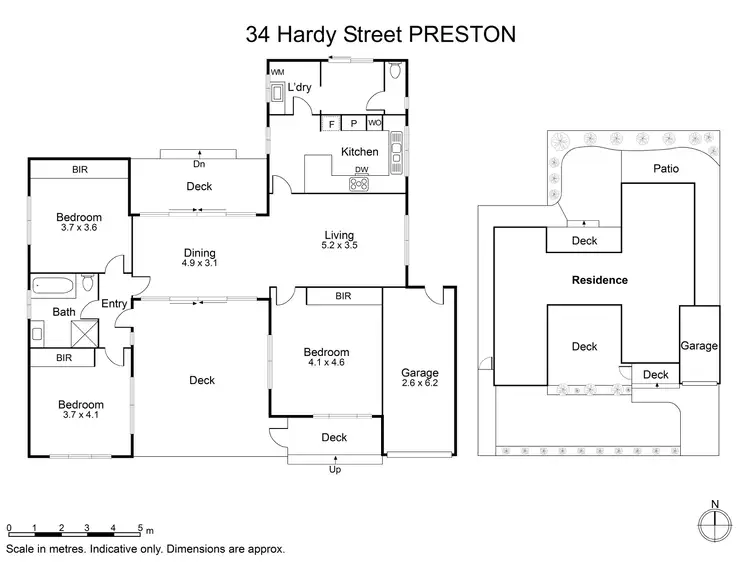 Floorplan of Homely house listing, 34 Hardy Street, Preston VIC 3072