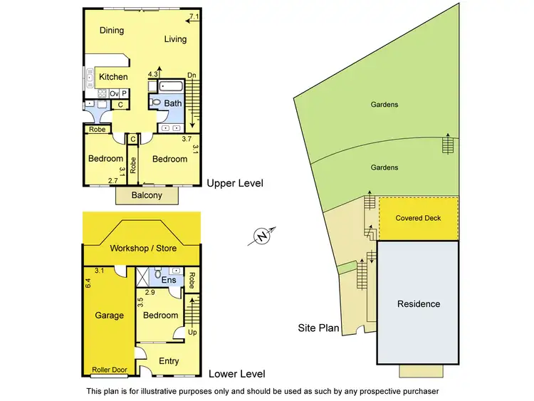 Floorplan of Homely townhouse listing, 5/97 Diamond Creek Road, Greensborough VIC 3088