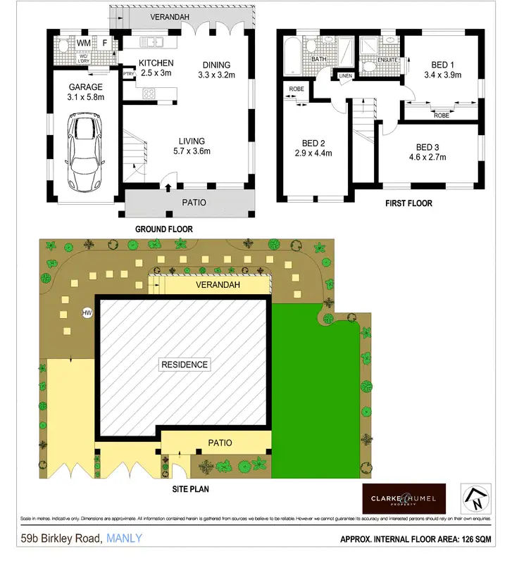 Floorplan of Homely house listing, 59b Birkley Road, Manly NSW 2095