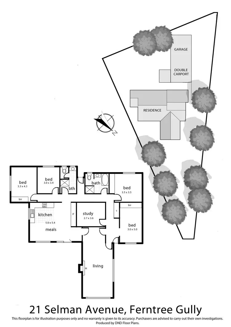 Floorplan of Homely house listing, 21 Selman Avenue, Ferntree Gully VIC 3156