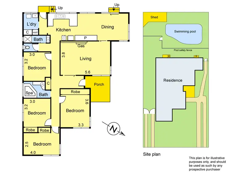 Floorplan of Homely house listing, 5 Crabtree Court, Bundoora VIC 3083