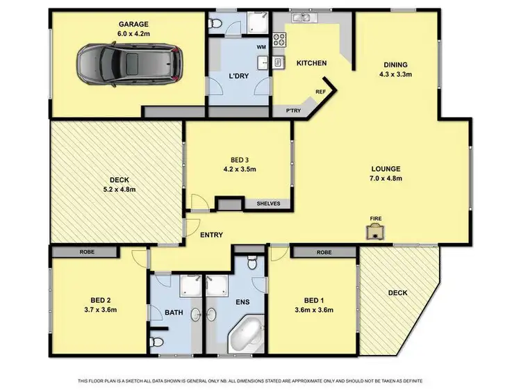Floorplan of Homely house listing, 26 Banool Road, Fairhaven VIC 3231