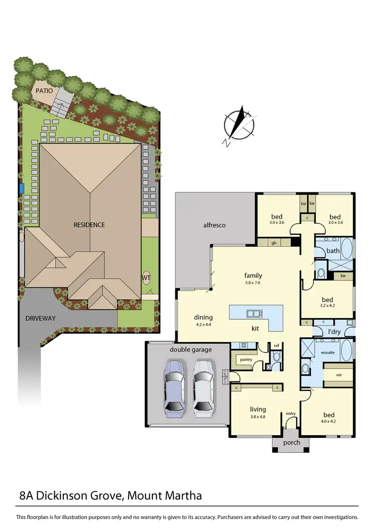 Floorplan of Homely house listing, 8a Dickinson Grove, Mount Martha VIC 3934