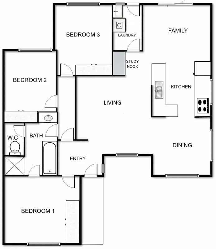 Floorplan of Homely house listing, 9 Patten Street, Ngunnawal ACT 2913