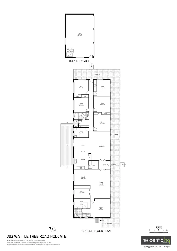 Floorplan of Homely rural property listing, 303 Wattle Tree Road, Holgate NSW 2250