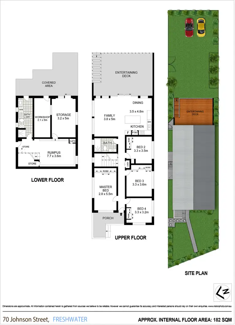 Floorplan of Homely house listing, 70 Johnson Street, Freshwater NSW 2096