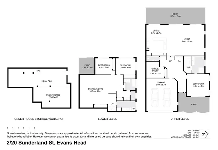 Floorplan of Homely semi-detached listing, 2/20 Sunderland Street, Evans Head NSW 2473