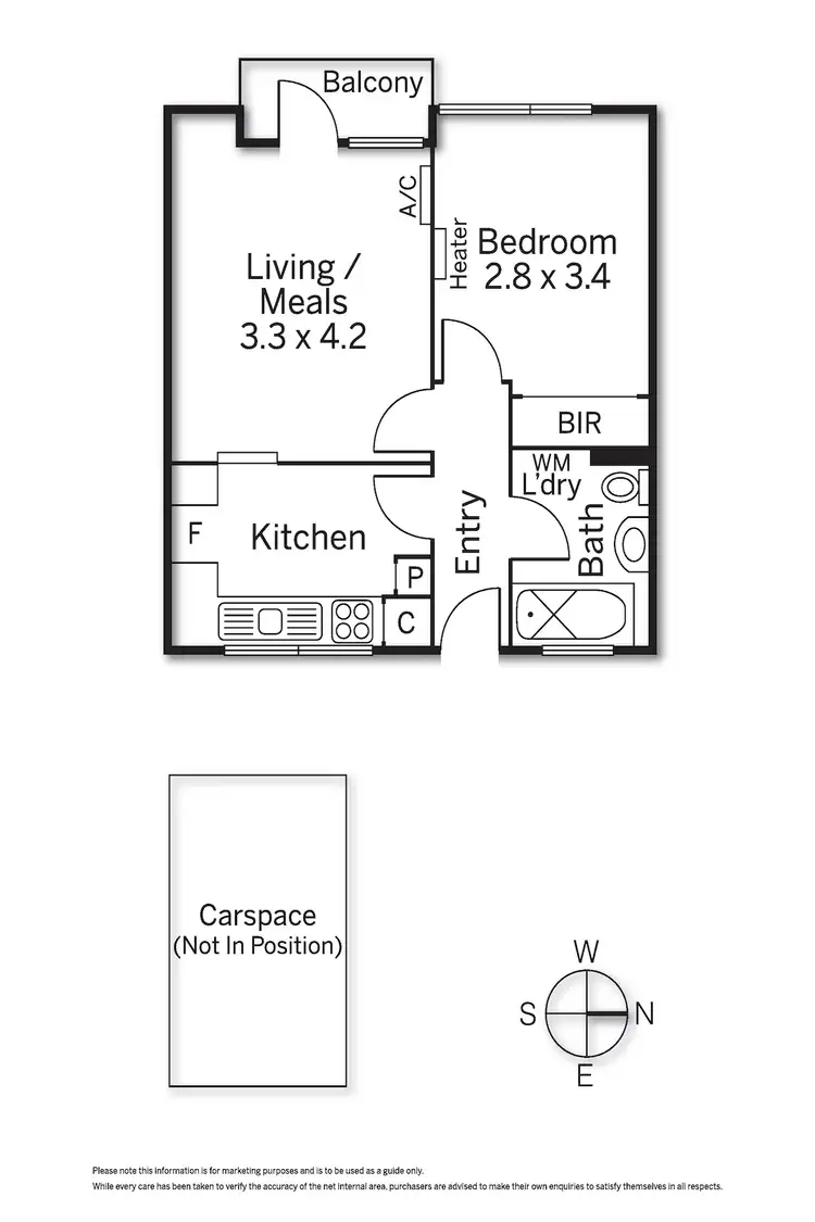 Floorplan of Homely apartment listing, 13/20 Toorak Road West, South Yarra VIC 3141