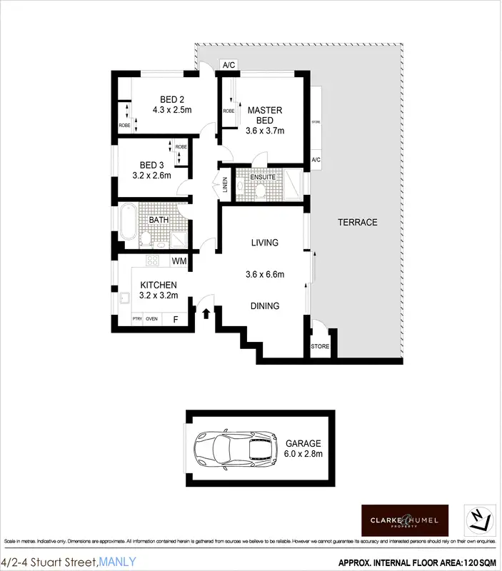 Floorplan of Homely apartment listing, 4/2 Stuart Street, Manly NSW 2095