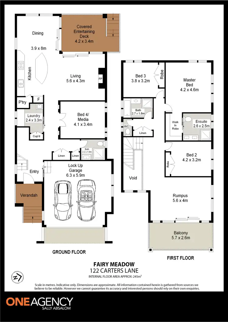 Floorplan of Homely house listing, 122 Carters Lane, Fairy Meadow NSW 2519