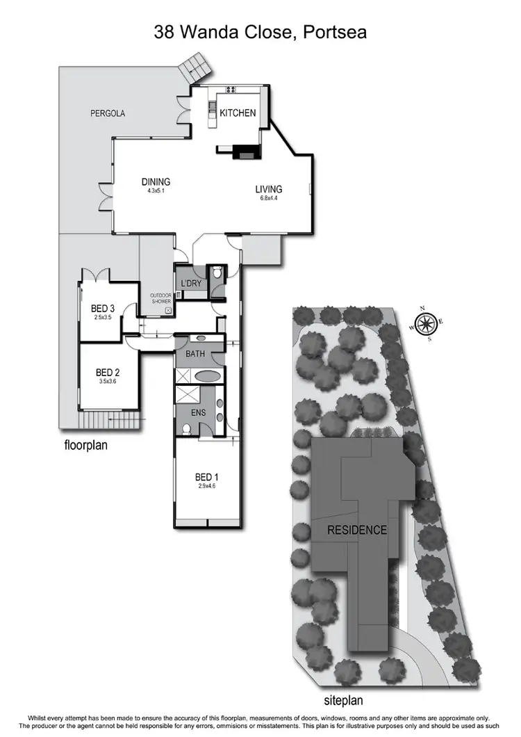 Floorplan of Homely house listing, 38 Wanda Close, Portsea VIC 3944
